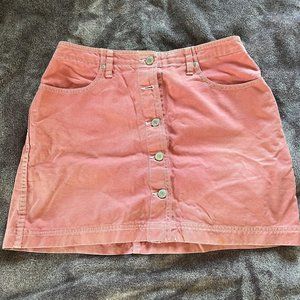 Gap Rose Colored Mini Skirt